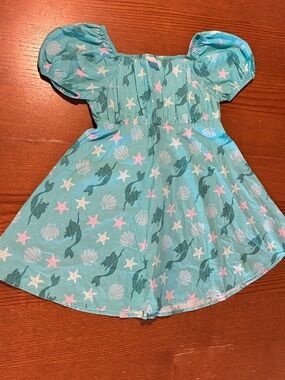 Disney Princess ‘The Little Mermaid’ Aqua Blue Print Dress